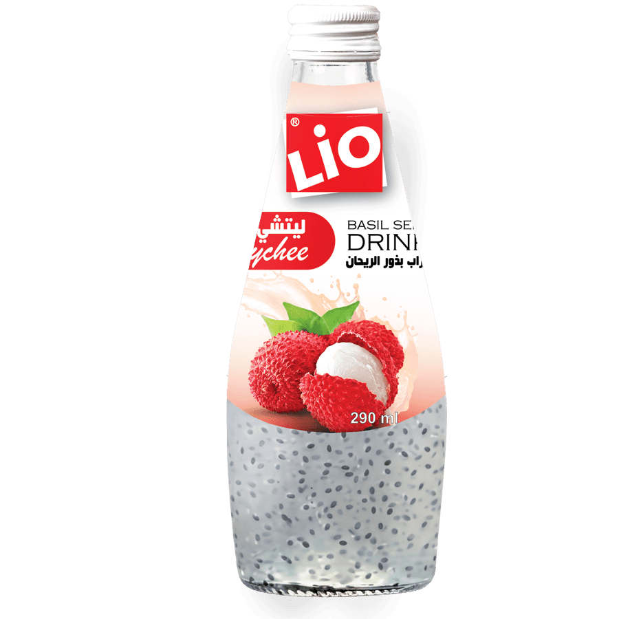 Basil Seed Drink with Lychee Flavor