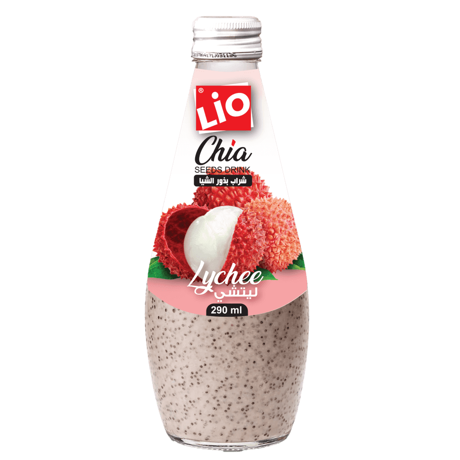 Chia Seed Drink with Lychee Flavor