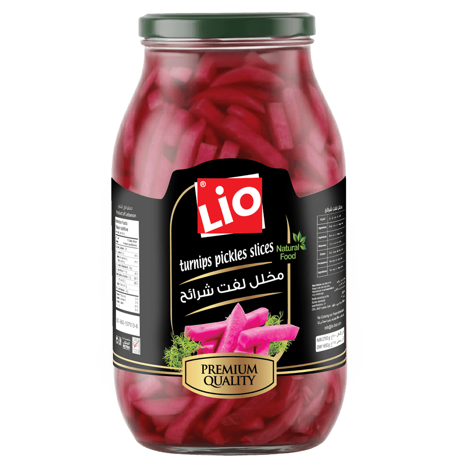 Turnips Pickles Slices with Beet